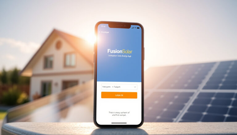 FusionSolar App: Installation, Login und Funktionen